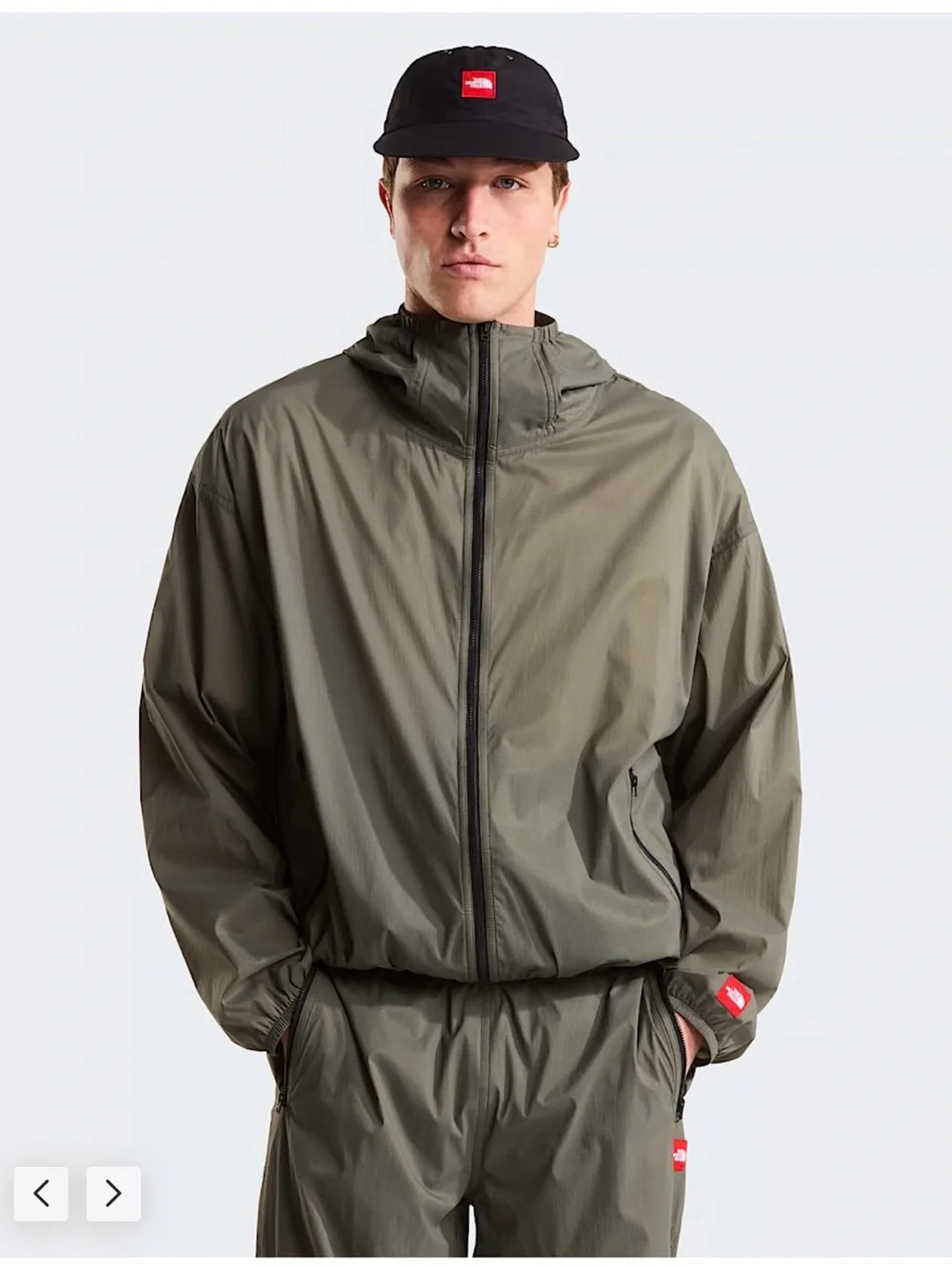 The North Face olive utility